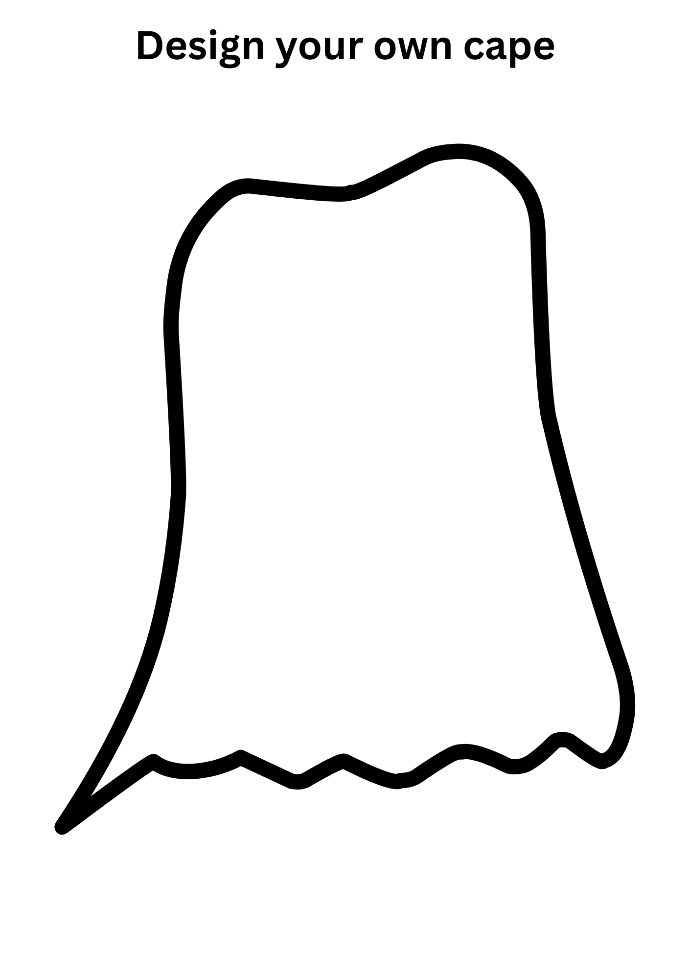 Design your own cape