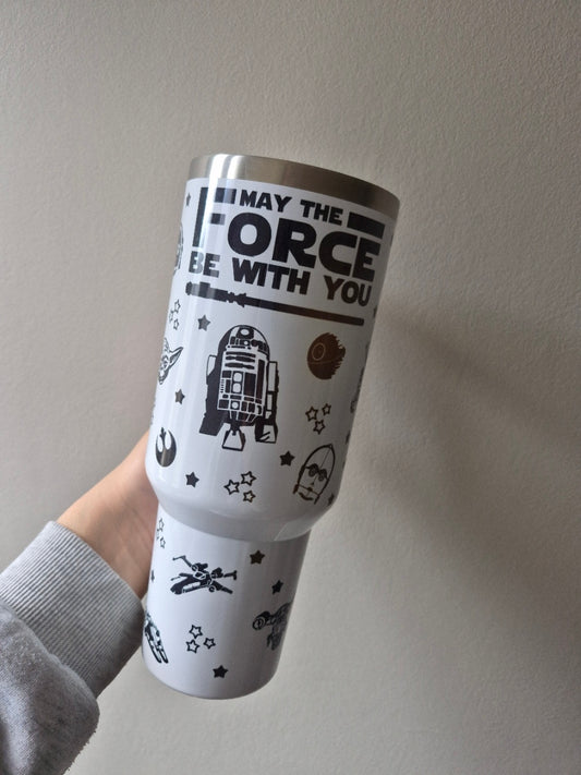 Star Wars Inspired 40oz Tumbler - Hot and Cold - OOPSIE