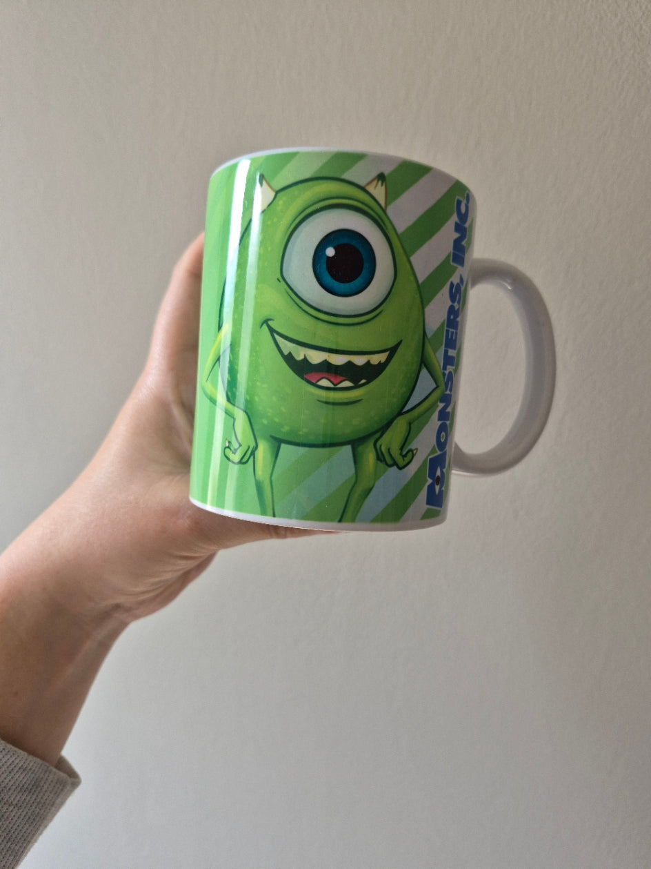 Monster-Inspired 11oz Mug 👁️💚☕