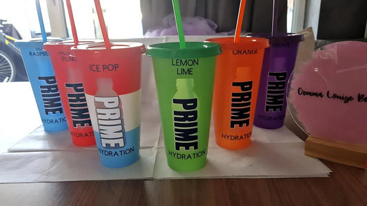 All‑Flavour Prime Cold Drink Cups (with Straw) – Durable & Reusable