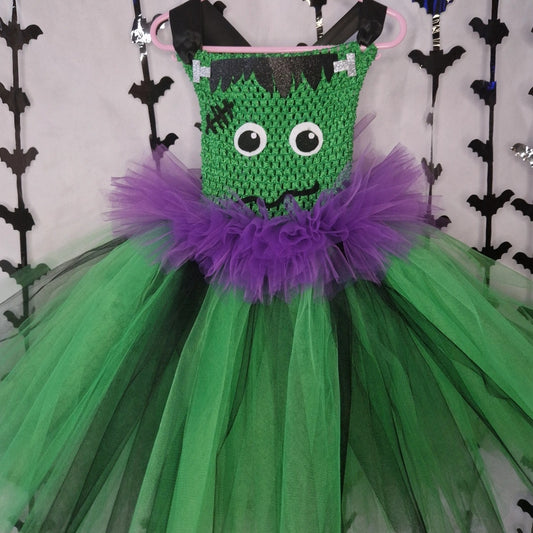 Frankie Fun Tutu Dress – Adorably Spooky Costume for Kids