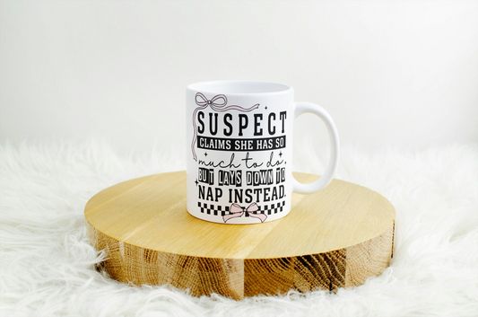 "So Much To Do… So She Napped Instead" Funny Mug – Relatable Gift for Procrastinators, Nap Lovers & Professional Avoiders