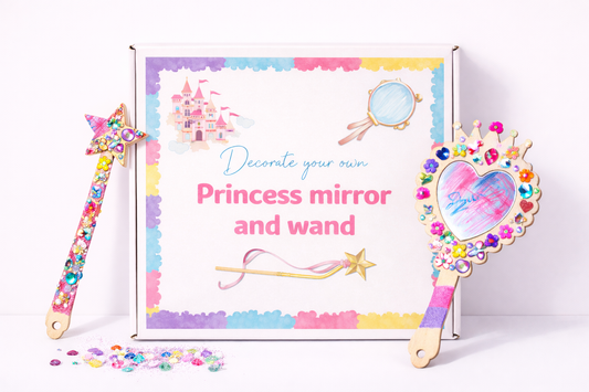 Decorate Your Own Princess Mirror & Wand Kit