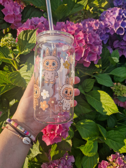 Labubu inspired plastic libbey can style tumbler